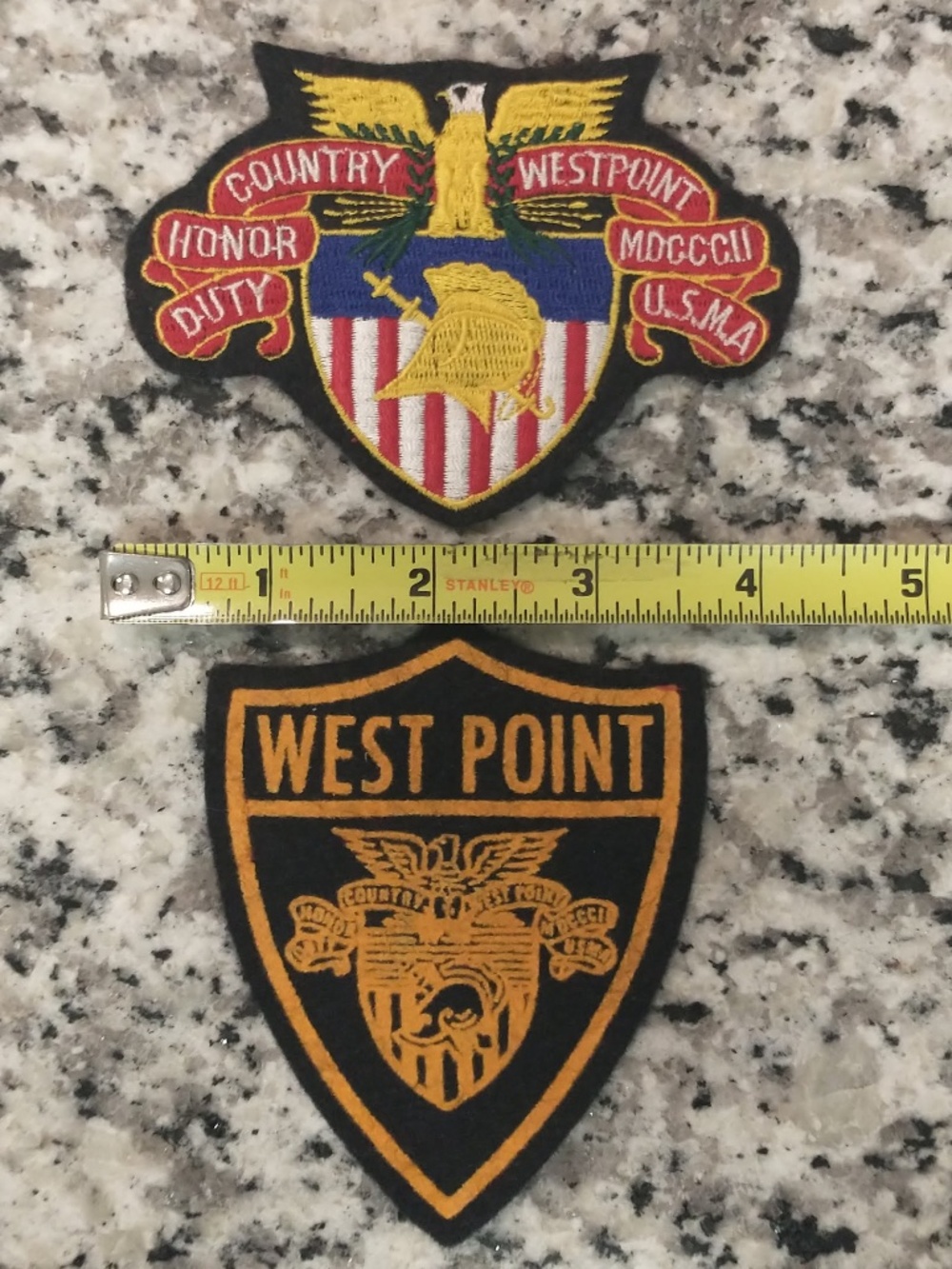 Vintage West Point Sew-On Patches